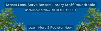 Banner announcing Stress Less, Serve better roundtable. September 3, 2026 from 10:00 AM to 1:00 PM.